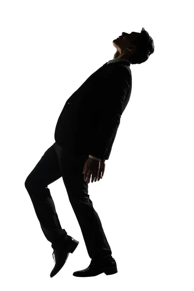 Asian businessman dancing — Stock Photo, Image
