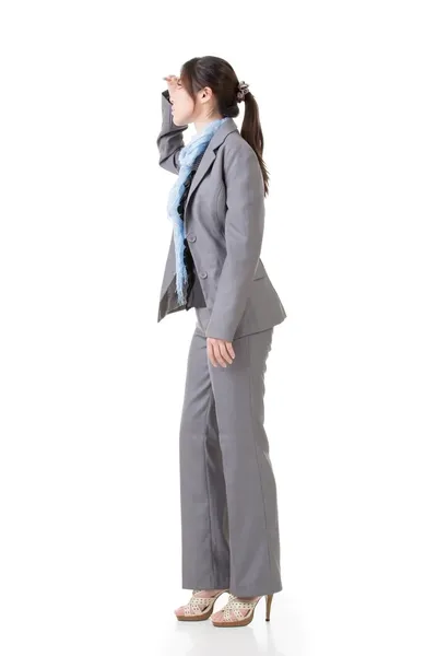 Mulher de negócios olhando para frente — Fotografia de Stock