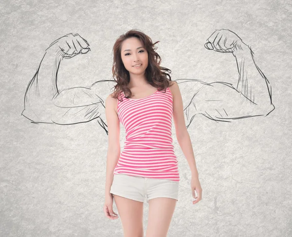 Strong woman — Stock Photo, Image