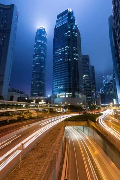 Scena notturna della città — Foto Stock