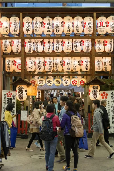 Нішікі tenmangu shrine — стокове фото