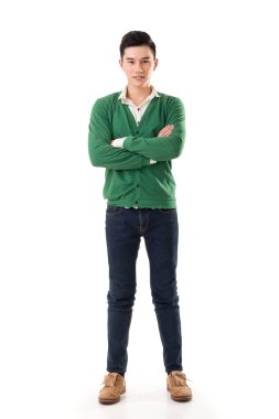 çekici genç Asyalı adam