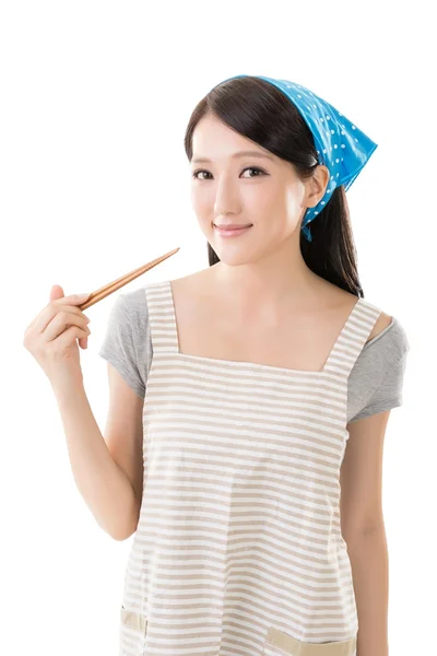 Young Asian housewife — Stock Photo, Image