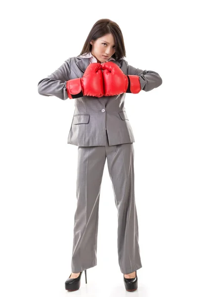여자 권투 장갑 — 스톡 사진