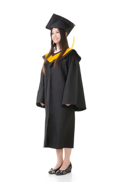 Giovane donna di laurea — Foto Stock