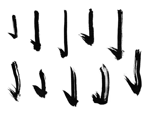 Chinese ink calligraphy brush — Stock Photo, Image