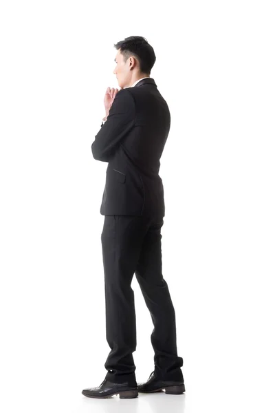 Confused young business man — Stock Photo, Image