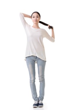 Asyalı genç kadın