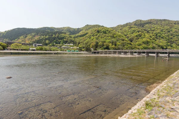 Landschap van Togetsukyo brug — Stockfoto