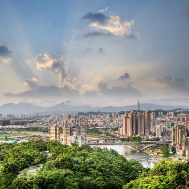 Taipei şehir manzarası