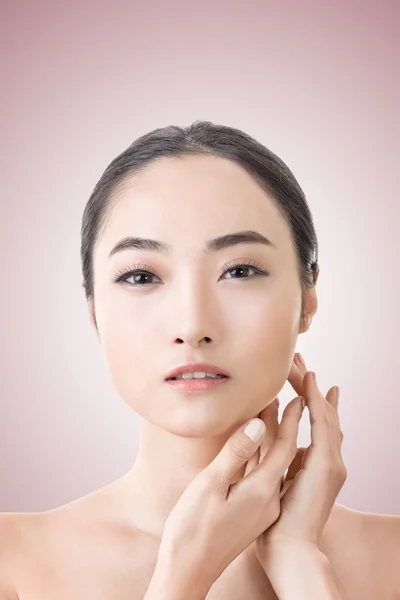 Ázsiai szépség arc — Stock Fotó