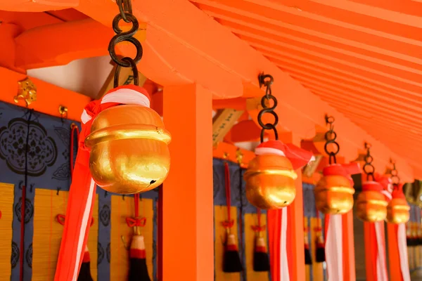 Japanese temple bells — Stock Photo, Image