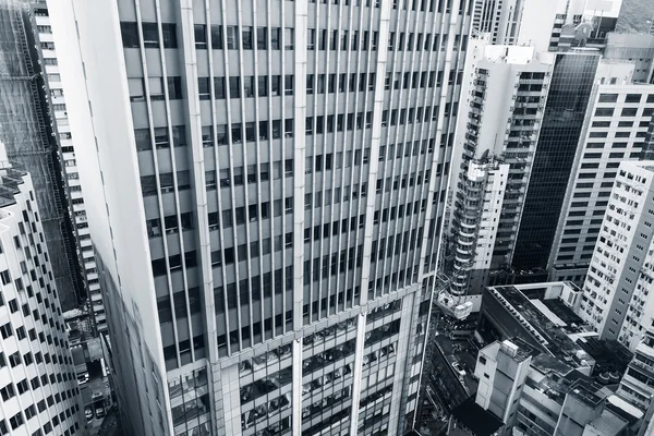 Vista de ângulo alto da cidade — Fotografia de Stock