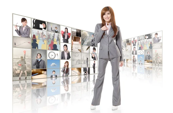 Business concept wall — Stock Photo, Image