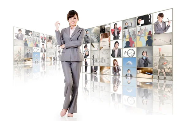 Business concept wall — Stock Photo, Image