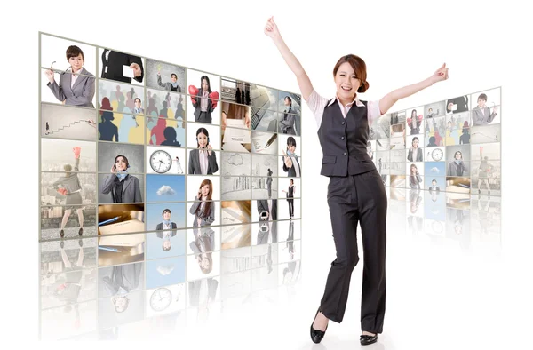 Business concept wall — Stock Photo, Image