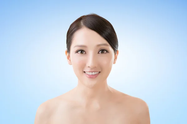 Asiatisk skønhed ansigt - Stock-foto