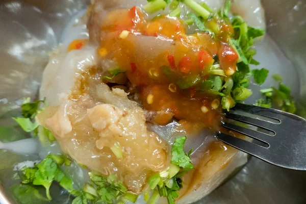 台湾肉丸子 著名的传统小吃 — 图库照片