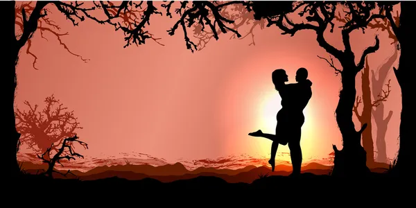 romantik vektör arkaplanı