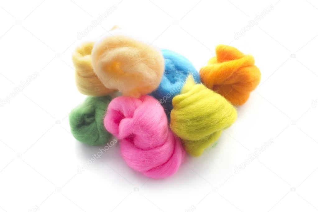 Colorful wool