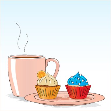 öğleden sonra snack kekler