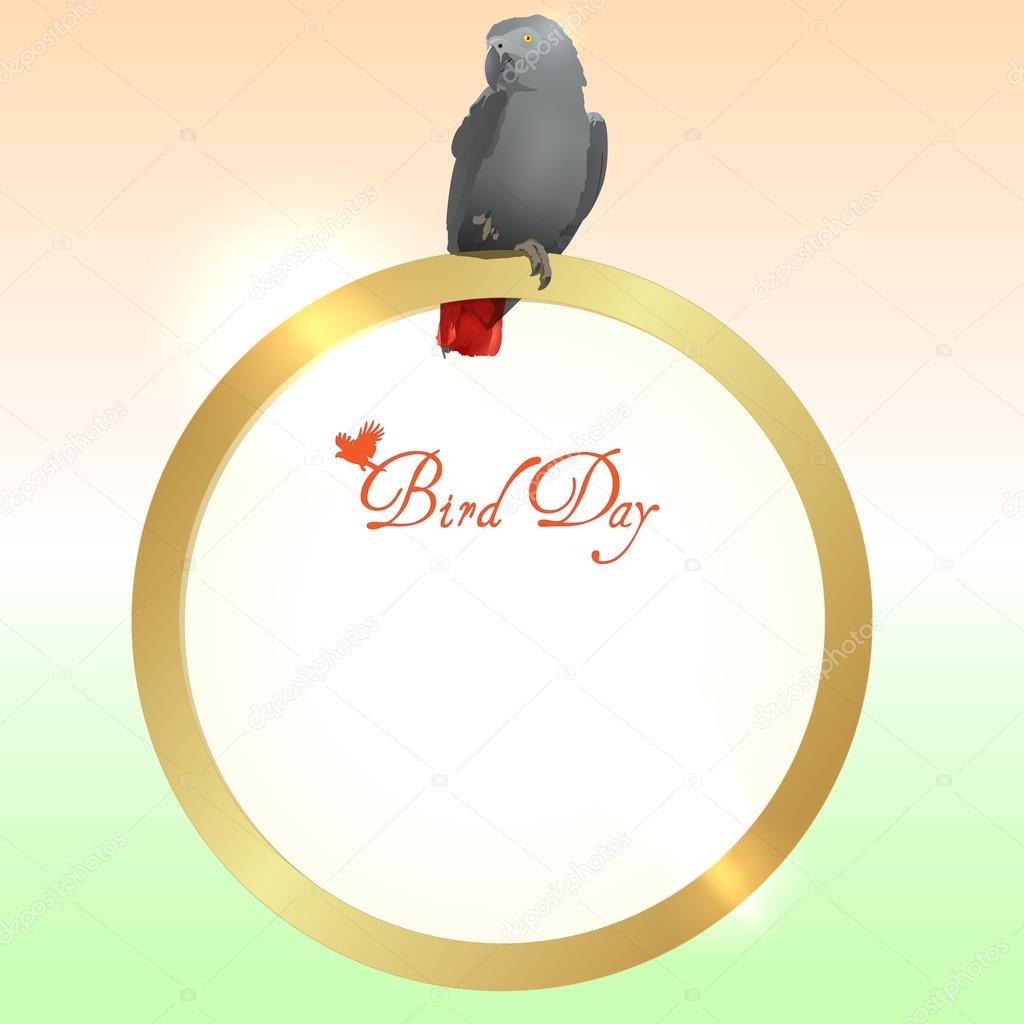 Bird Day  vector background