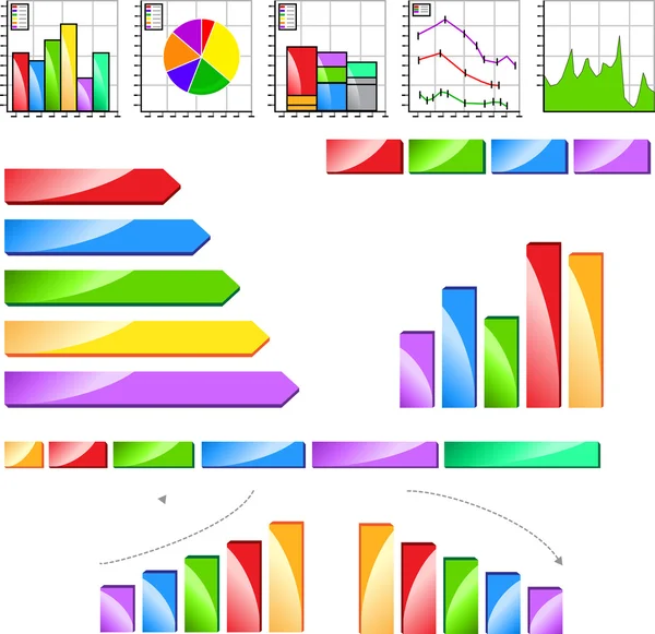 Vection ikonok — Stock Vector