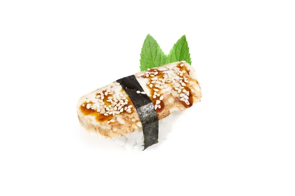 Sushi isolado em fundo branco — Fotografia de Stock