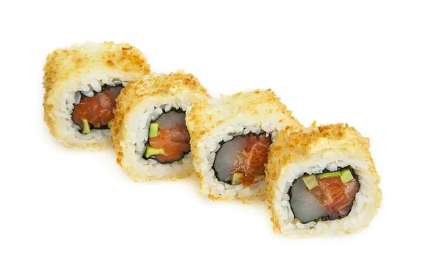 Sushi auf dem weißen — Stockfoto