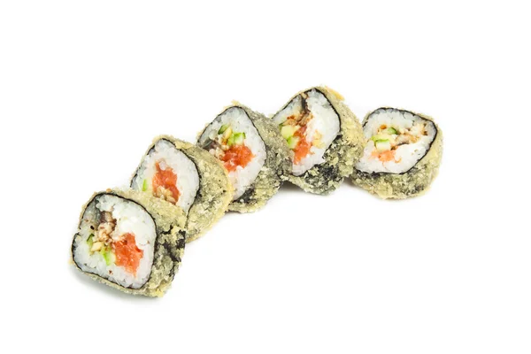 Sushi-Rolle isoliert auf weiß — Stockfoto