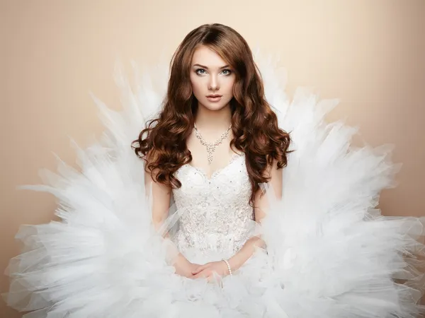 Portrait of beautiful bride. Wedding photo — Stock Photo, Image