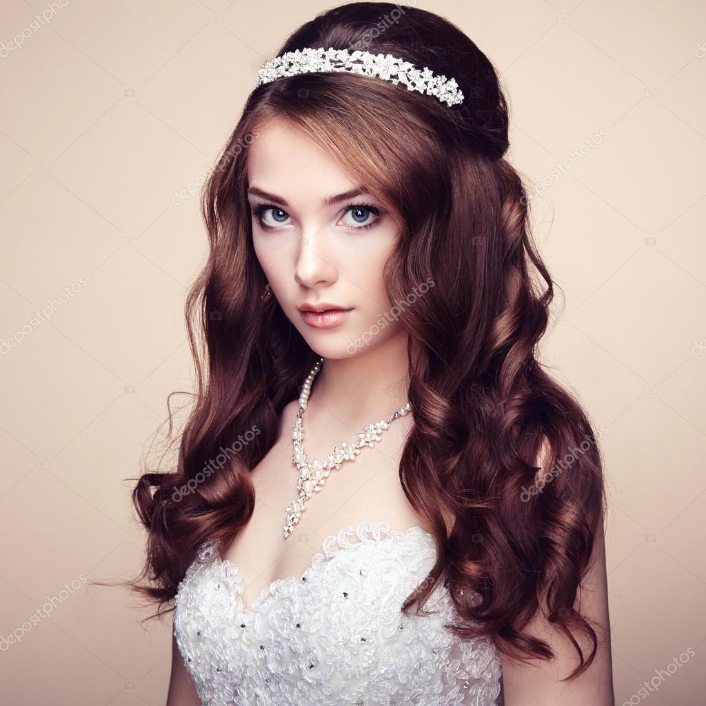 Portrait of beautiful sensual woman with elegant hairstyle. Wedd Stock Photo by ©heckmannoleg 42315301 Portrait of beautiful sensual woman with elegant hairstyle. Wedd Stock Photo by ©heckmannoleg 42315301
