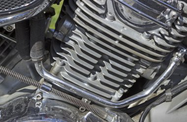 Motosiklet motoru detay