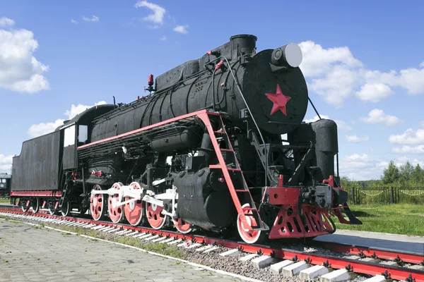 Locomotiva merci russa 50-ies — Foto Stock