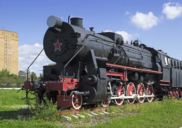 Staré nákladní lokomotiva — Stock fotografie