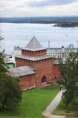 Nijniy novgorod kremlin Ivanovskaya kulesi. Rusya