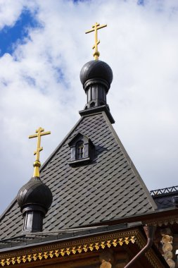 Chapel alexander nevsky balakhna içinde kubbe. Rusya