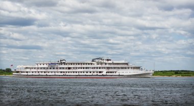 Volga yelken gemisi. Rusya