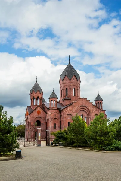 Храм Святого Георгия Победоносца Деревне Гай Кодзор Место Компактного Проникновения — стоковое фото