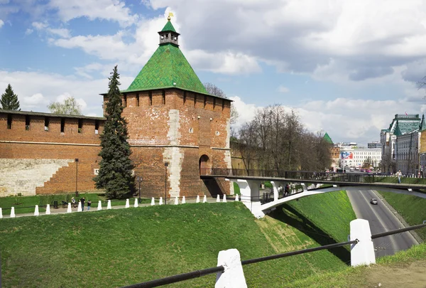 RÚSSIA, NIZHNY NOVGOROD - Maio 01, 2014: Esta fortaleza celebrou recentemente 500 anos — Fotografia de Stock