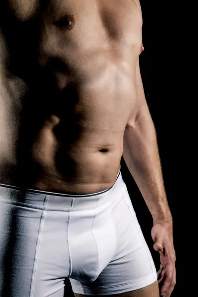 Cuerpo de un hombre de mediana edad — Foto de Stock