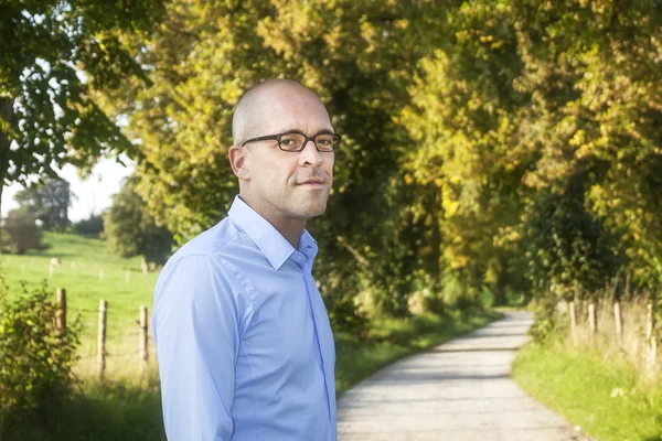 Man in the nature — Stock Photo, Image