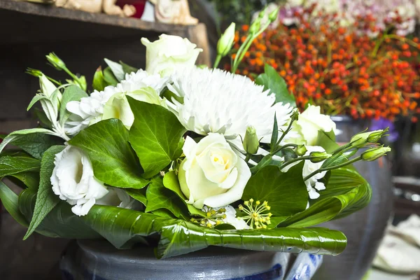 Квітки білі — стокове фото