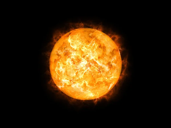 Słońce w przestrzeni — Zdjęcie stockowe