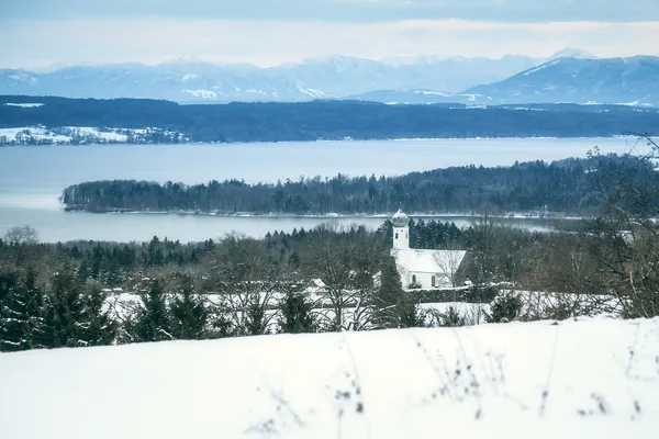 Winter scenery Bavaria Germany — Stock Photo, Image