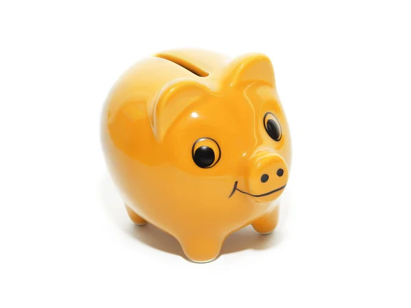 Yellow money pig — Stock Photo, Image