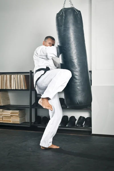 Homem de boxe — Fotografia de Stock