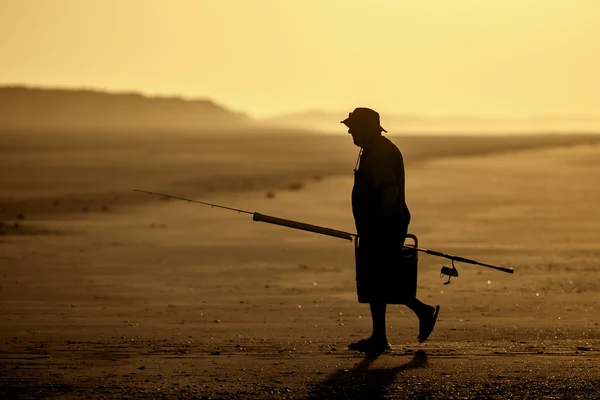 Fisher sunset — Stock Photo, Image