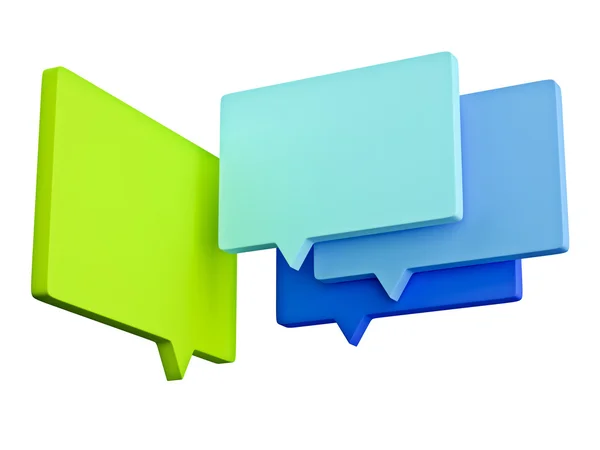 Speech bubbles — Stock Photo, Image