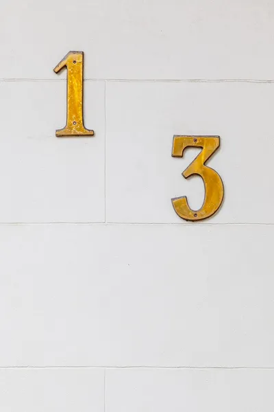 Numero 13 — Foto Stock